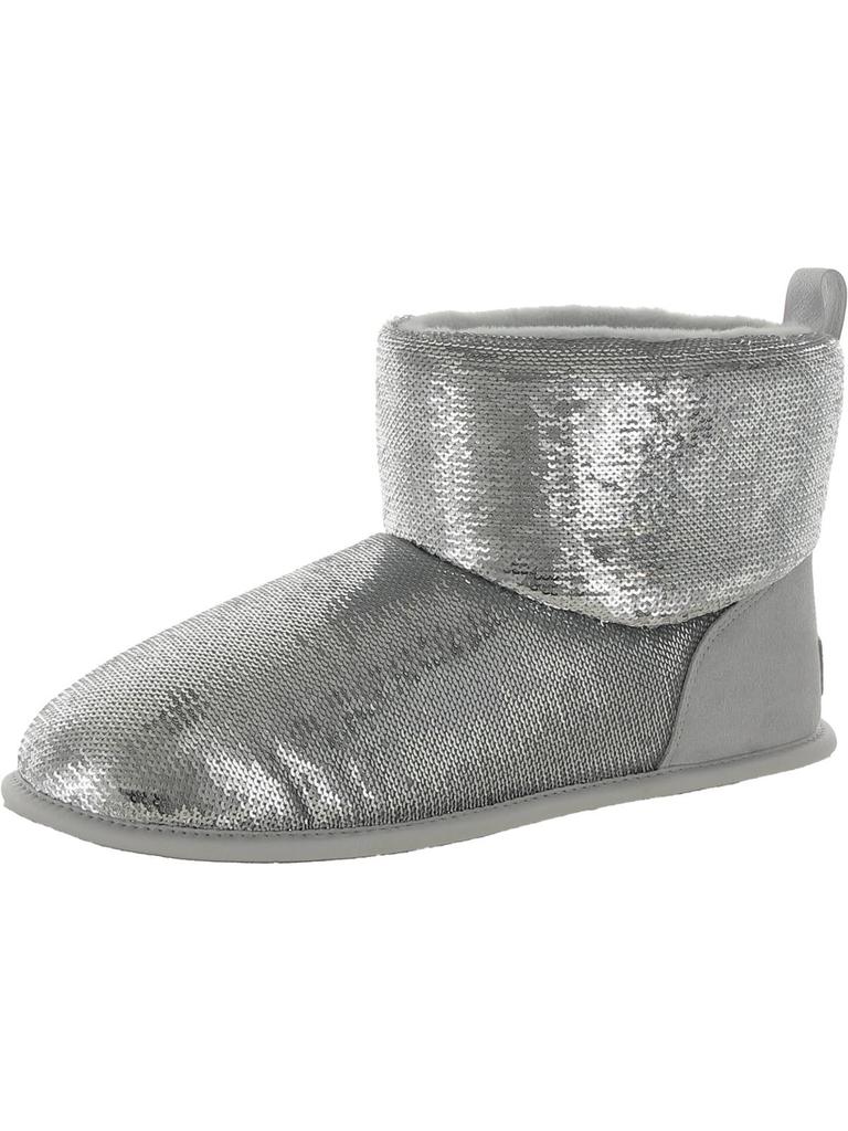 UGG Classic Mini Mirror Ball Womens Suede Trim Sequined Winter & Snow Boots