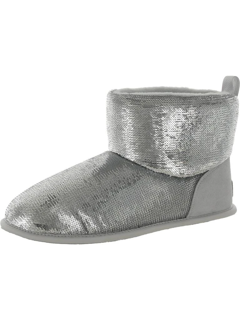 UGG Classic Mini Mirror Ball Womens Suede Trim Sequined Winter & Snow Boots 1