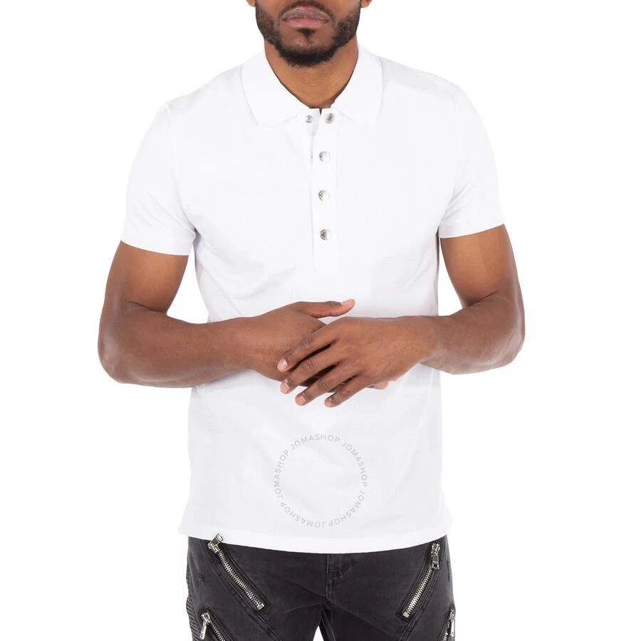 Balmain Cotton-Blend Polo Shirt 1