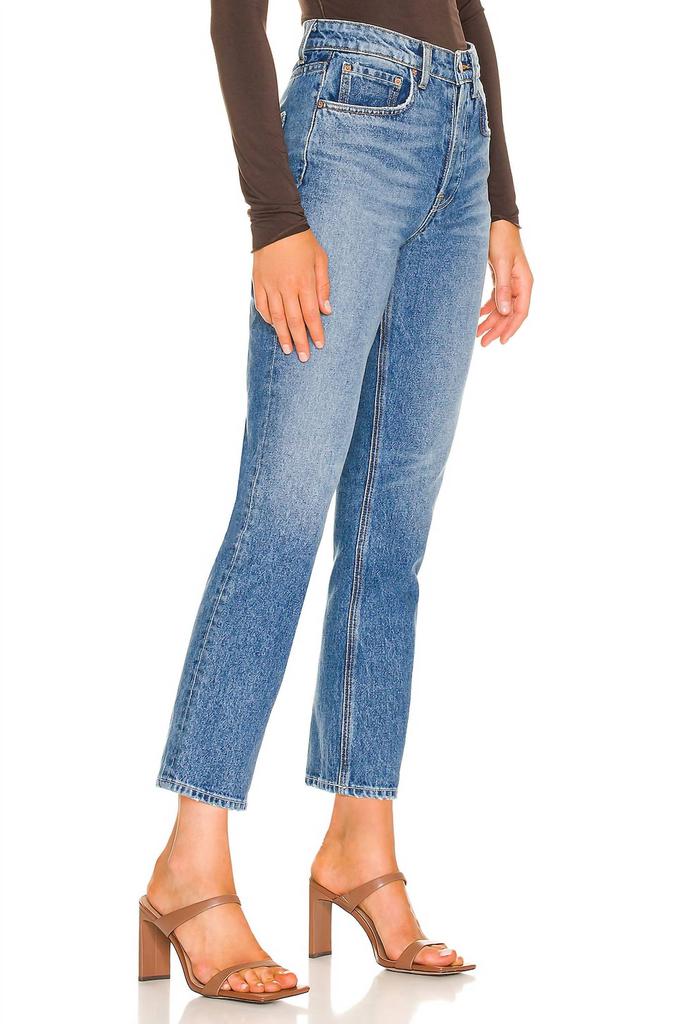 GRLFRND Grlfrnd - KAROLINA HIGH RISE STRAIGHT CROP JEANS