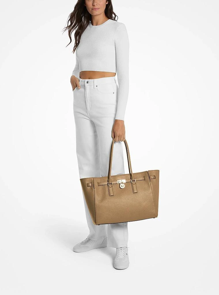 Michael Kors Hamilton Moderne Large Leather Tote Bag 3