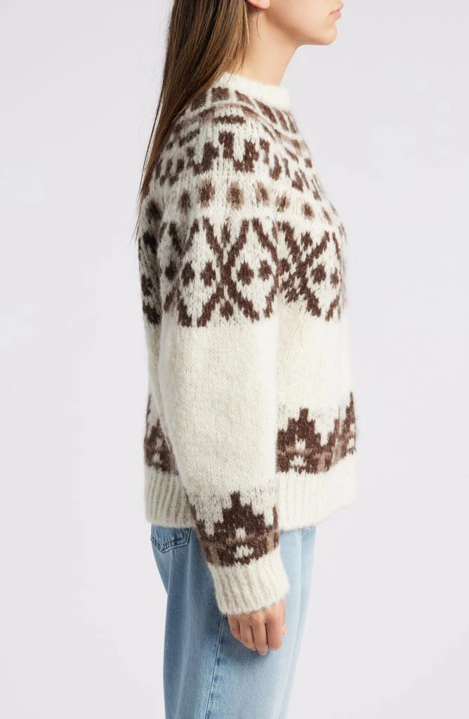 FRAME Fair Isle Alpaca Blend Sweater 3