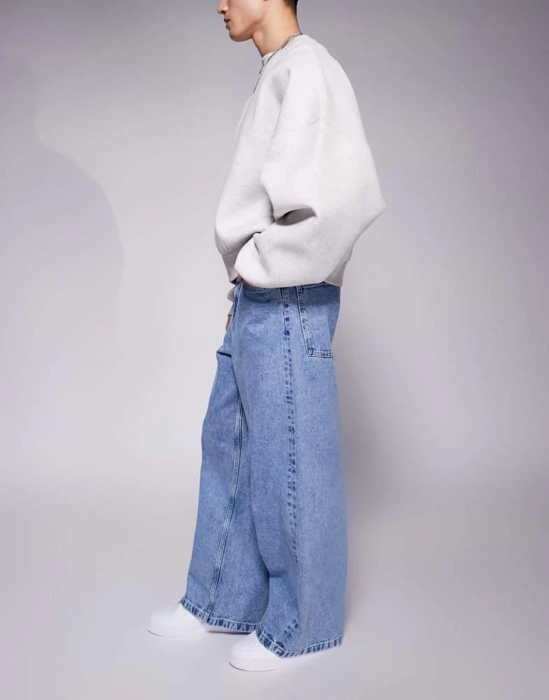 ASOS ASOS DESIGN super baggy jeans in 90's stone wash 5