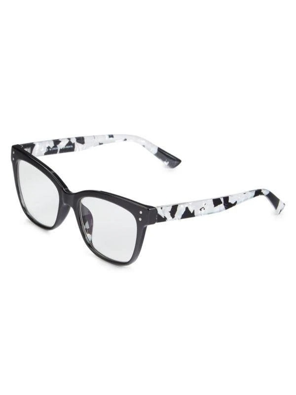 Oscar de la Renta 55MM Square Blue Light Blocking Reading Glasses 2