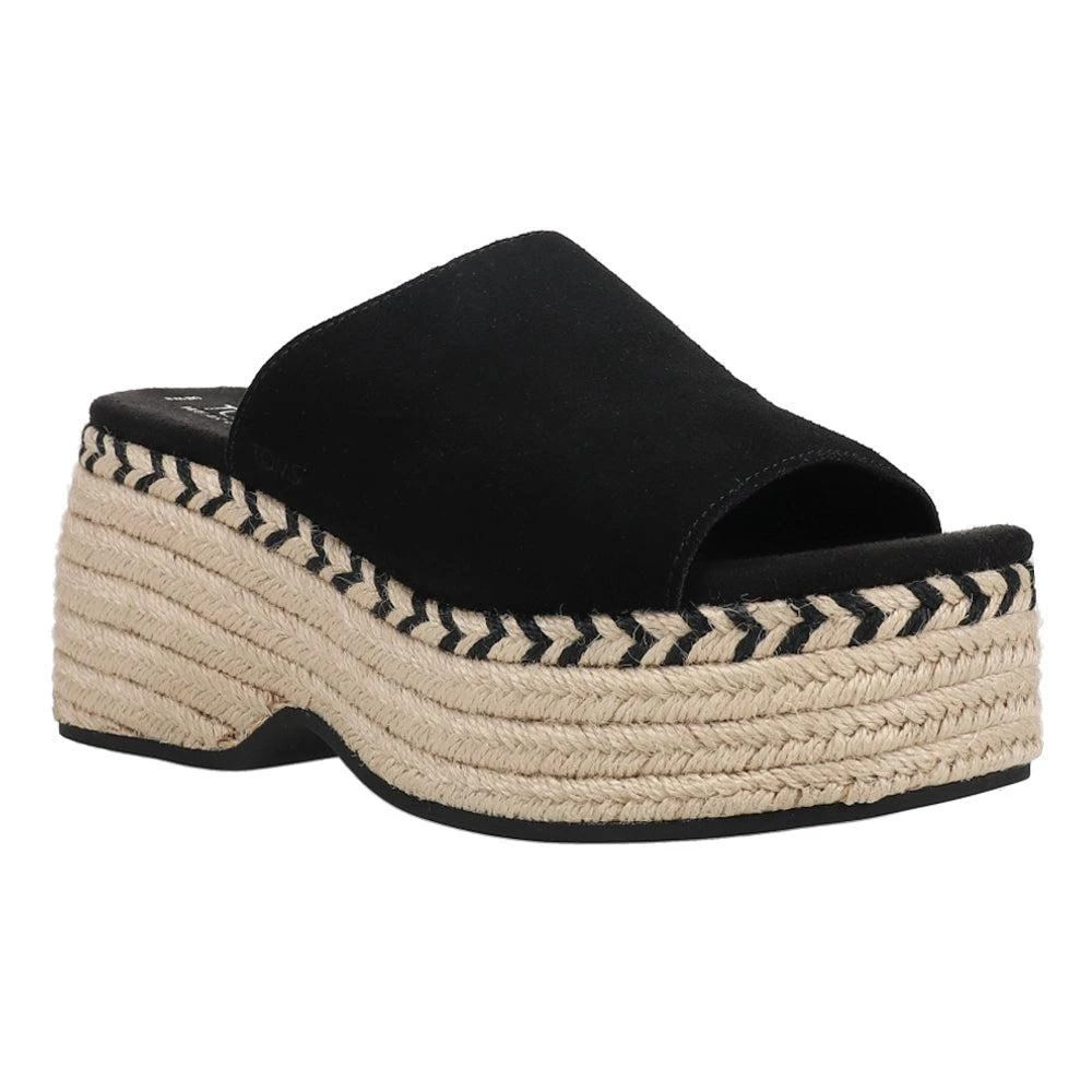 TOMS Laila Mule Platform Espadrille Sandals 2