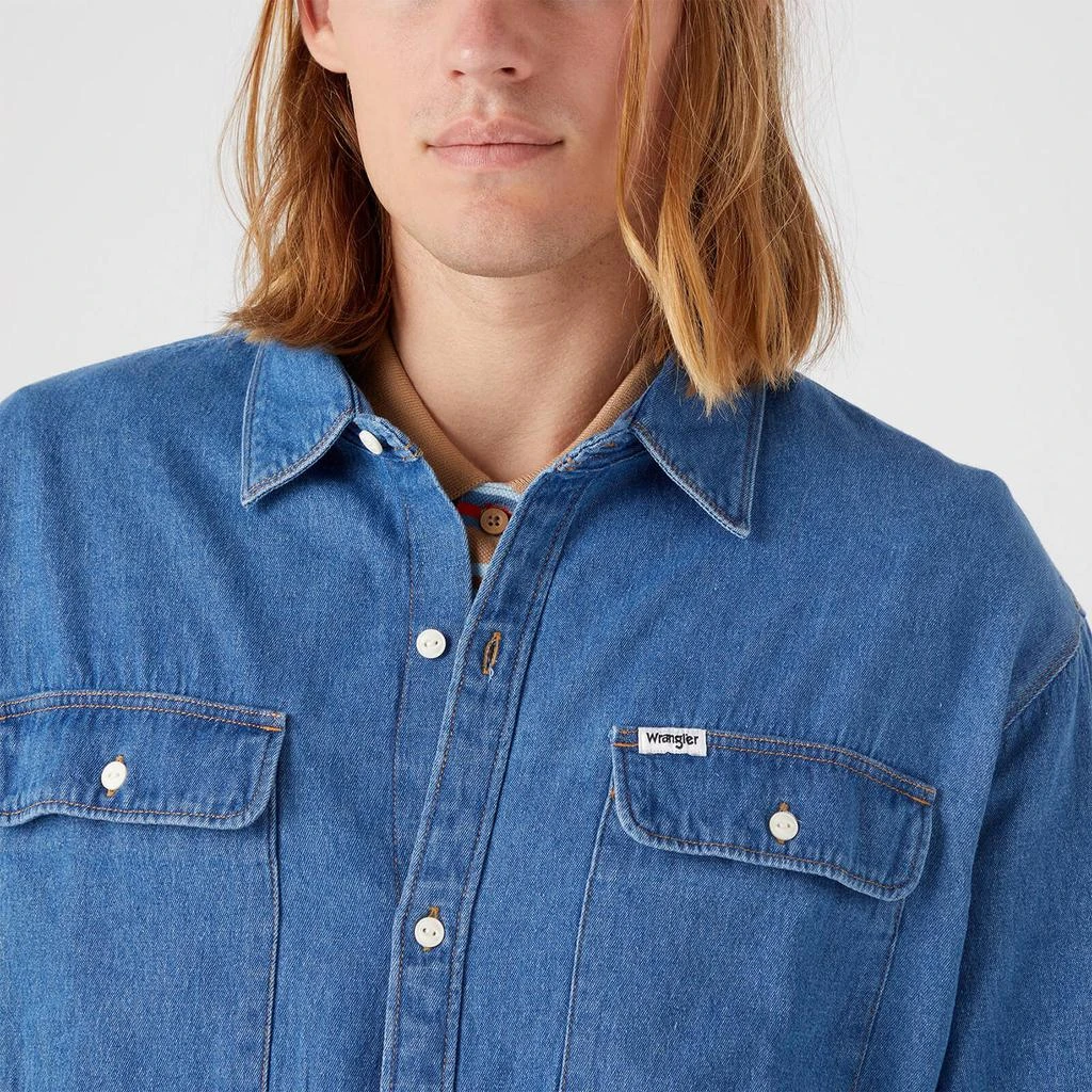 Wrangler Wrangler Relaxed Fit Denim Shirt 3
