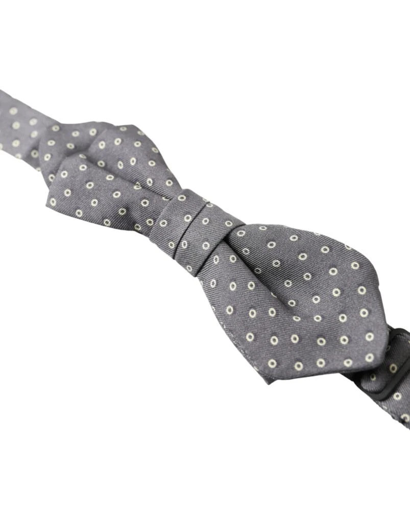Dolce 
Gabbana Polka Dots Silk Adjustable Neck Papillon Bow Men
s Tie 2
