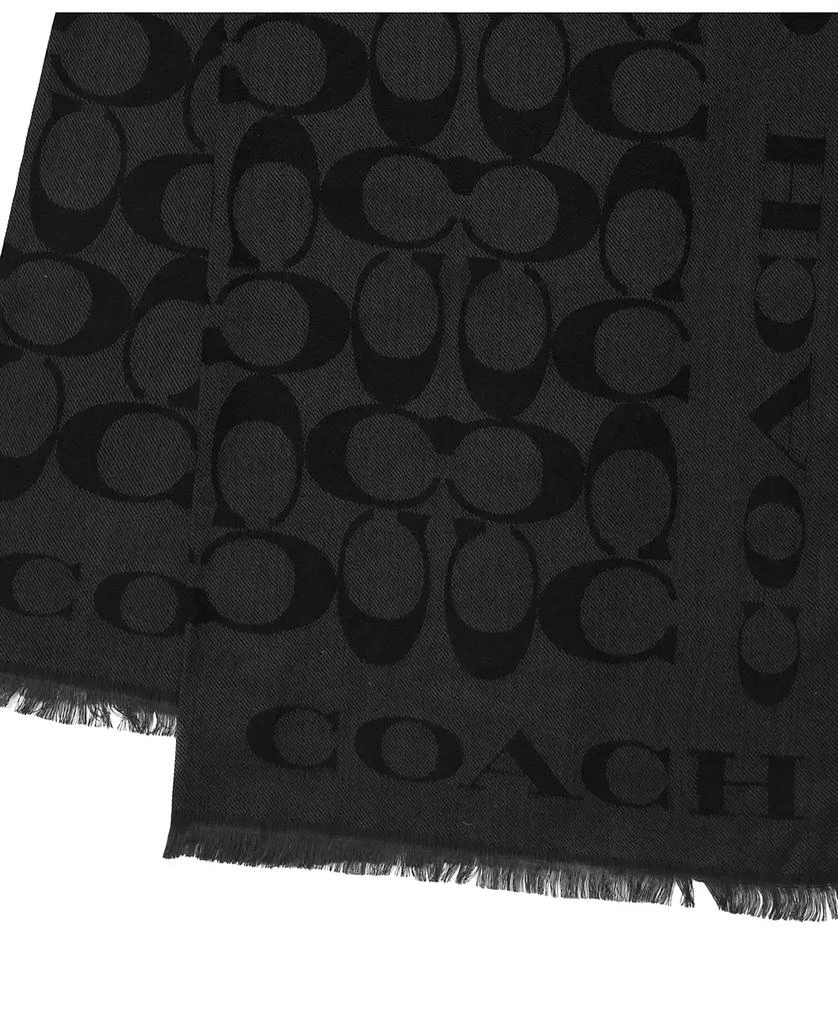 Coach Women's Signature Border Scarf 3