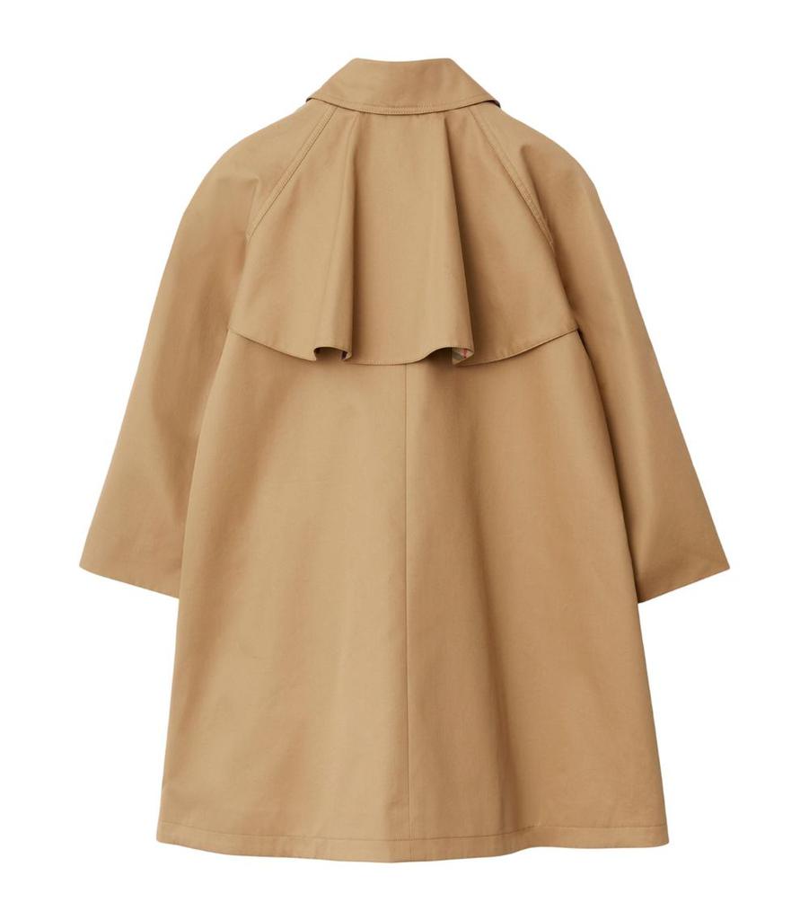 Burberry Kids Gabardine Trench Coat (3-14 Years)