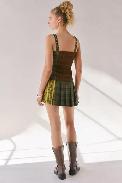 The Ragged Priest The Ragged Priest Viv Tartan Pleated Mini Dress