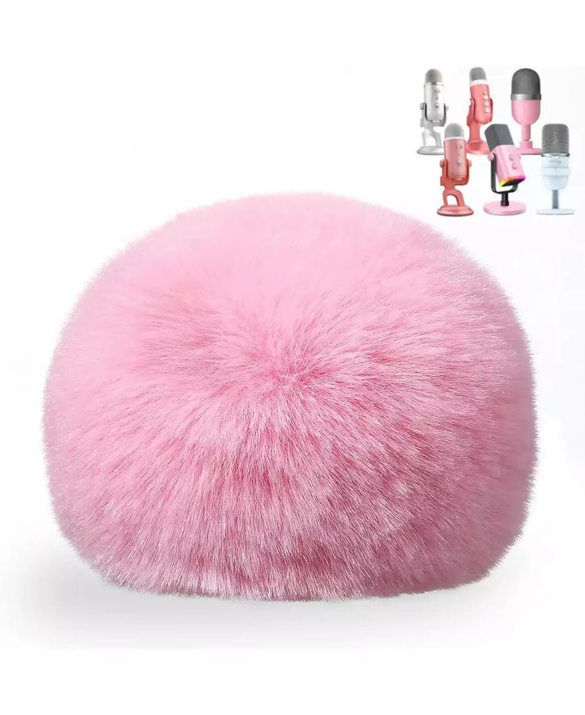 ZealSound USB Condenser Microphone k66 and d65p Furry Cover Bundle 3