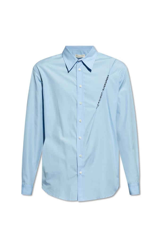 Y/Project Y/Project Logo Embroidered Long-Sleeved Shirt