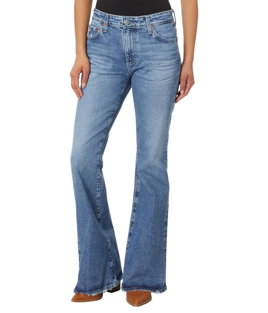 AG Jeans Angeline Mid-Rise Flare in 16 Years Cupola 1