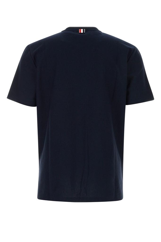 Thom Browne Navy blue cotton t-shirt