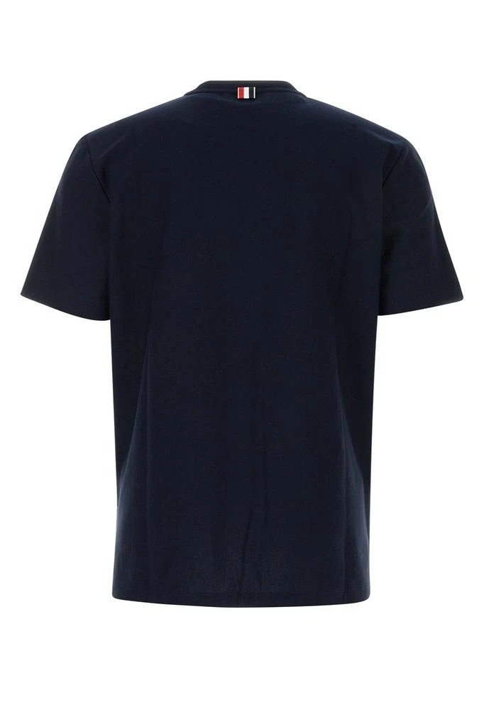 Thom Browne Navy blue cotton t-shirt 1