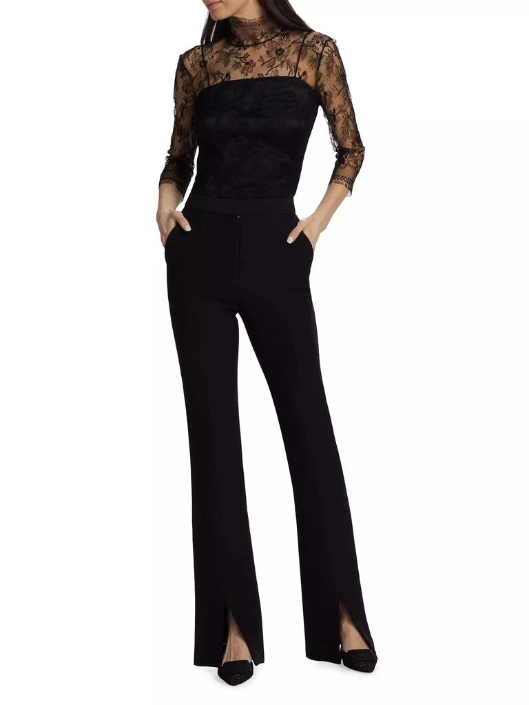 Adam Lippes Louisa Wool Slit Pants 2