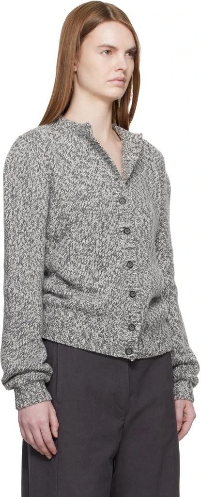 Magda Butrym Gray Classic Marled Cardigan 2