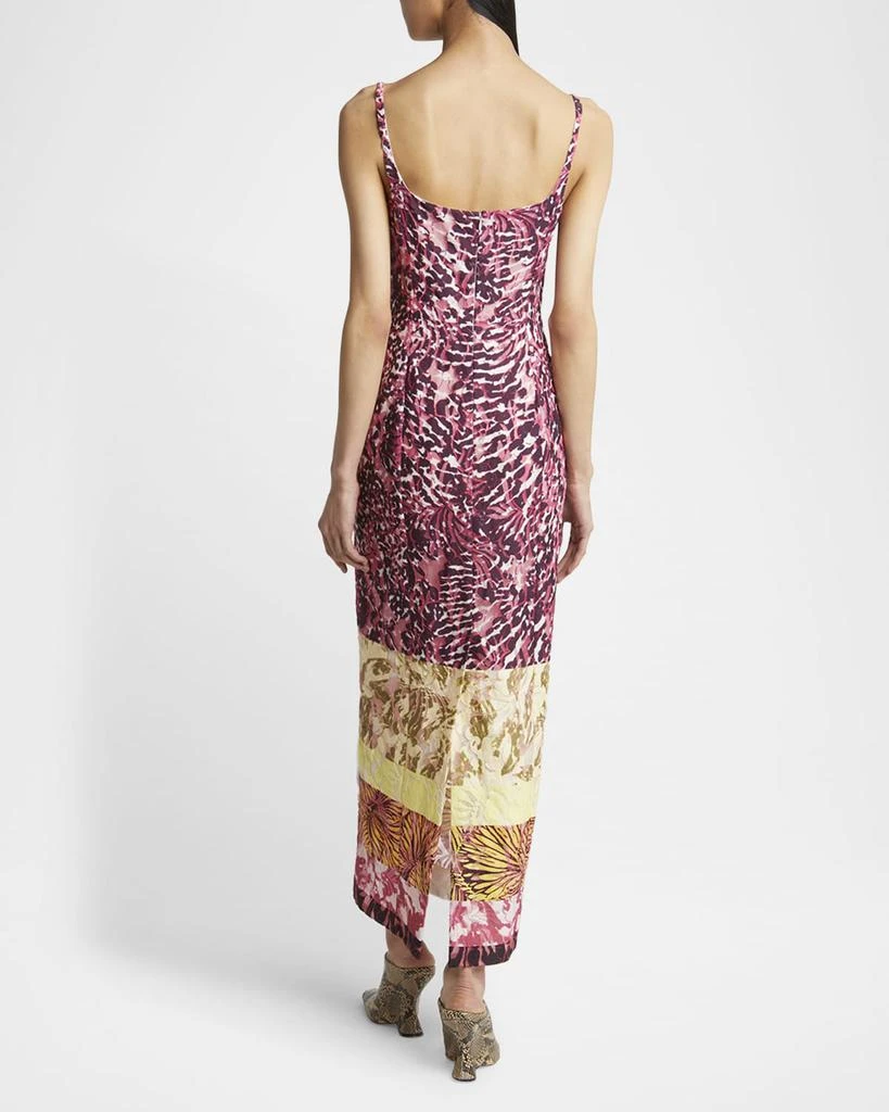 Dries Van Noten Debano Long Printed Dress 3