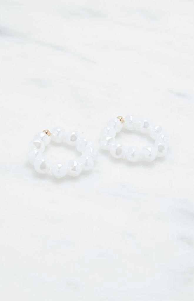 LA Hearts 2 Pack Pearl Rings 2
