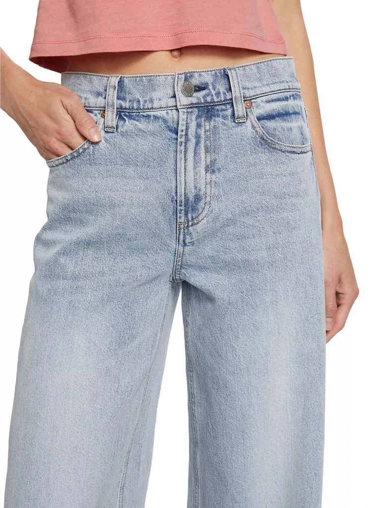 Alice + Olivia Trish Mid-Rise Stretch Baggy Jeans 6