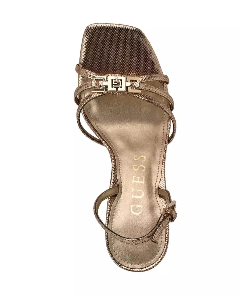 GUESS Women's Twilla G Elite Strappy Stiletto Sandals 5