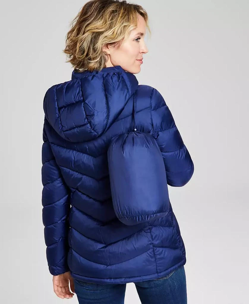 Charter Club Women's Packable Hooded Puffer Coat, Created for Macy's 2