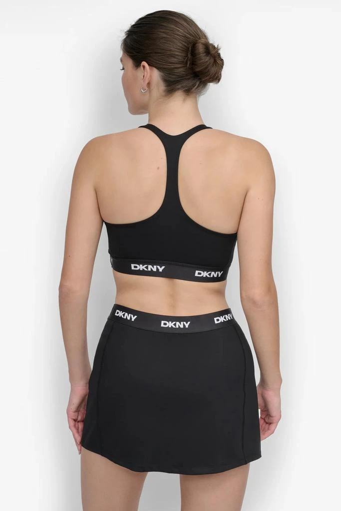 DKNY LOGO ELASTIC SCOOP NECK RACERBACK BRA 2