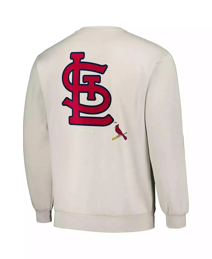 PLEASURES Men's Gray St. Louis Cardinals Ballpark Pullover Sweatshirt 2