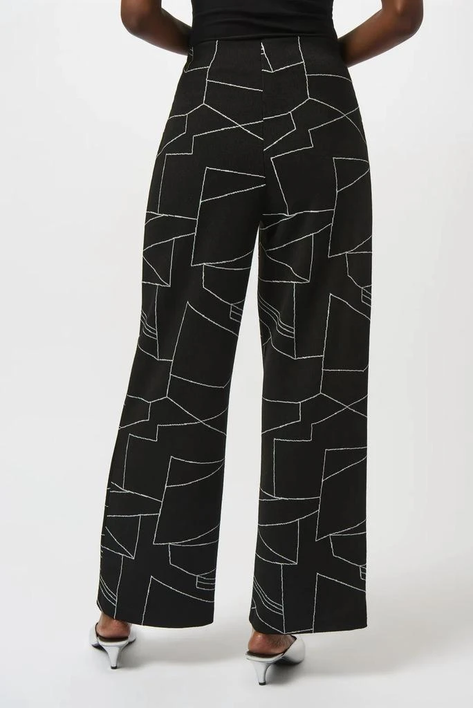 JOSEPH RIBKOFF Joseph Ribkoff - Abstract Print Pull On Wide Leg Pants 2