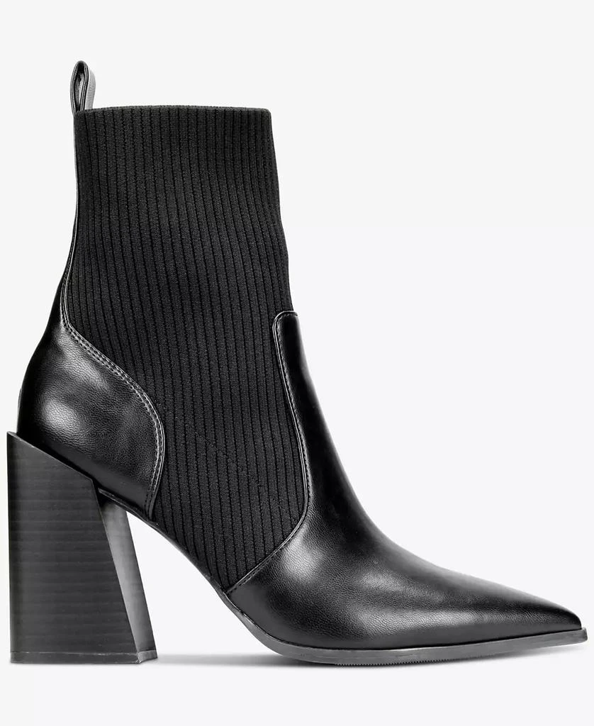 Wild Pair Trinityy Pointed-Toe Pull-On Knit Dress Booties, Created for Macy's 4