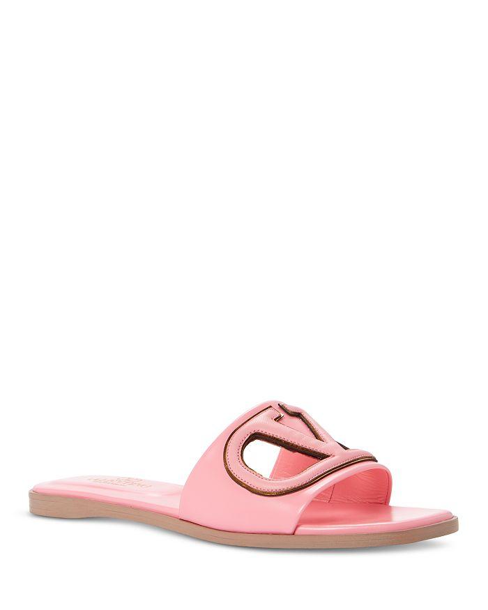 VALENTINO の靴♪ ★ ROCKSTUD SLIPPERS ★ フラットスライド 0400020253548_AQUAMARINE?wid=