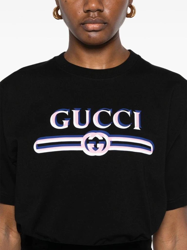 Gucci GUCCI - Logo Cotton T-shirt 2