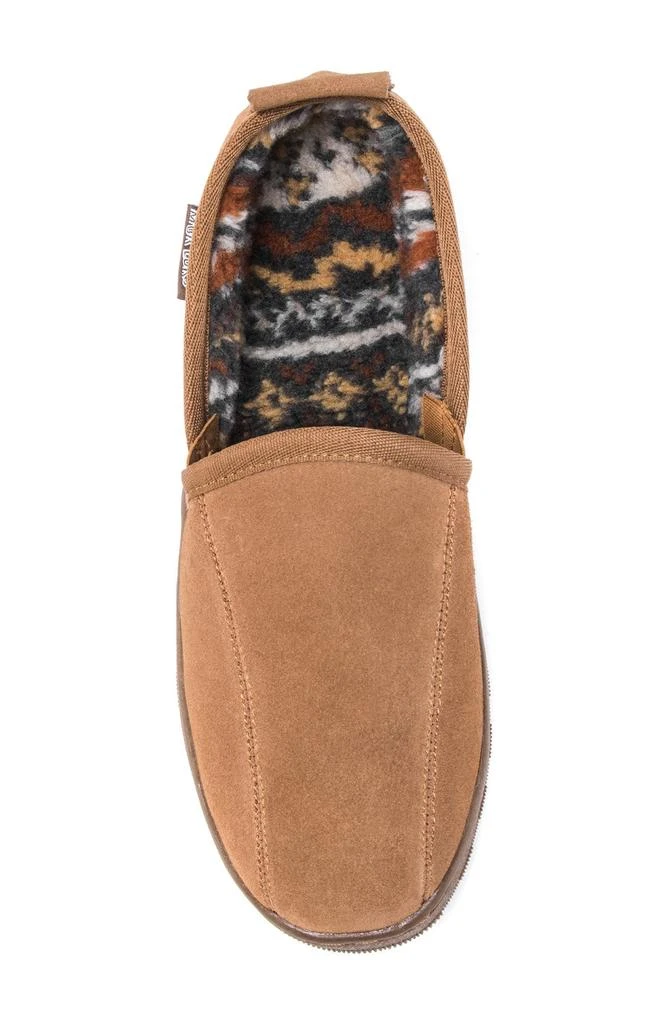 MUK LUKS Eric Printed Faux Fur Lined Loafer Slipper 4