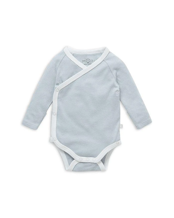 MORI Unisex Long Sleeve Kimono Bodysuit - Baby 1