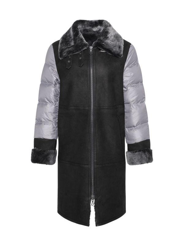 WOLFIE FURS Made For Generations™ Sheepskin Shearling Down Coat