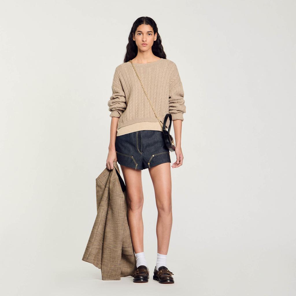 Sandro Wool and Cashmere Sweater