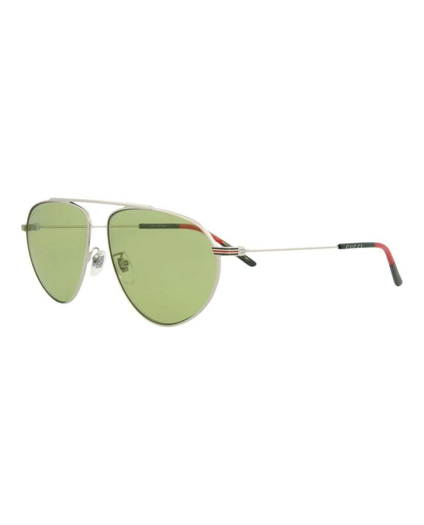 Gucci Aviator-Style Metal Sunglasses 2