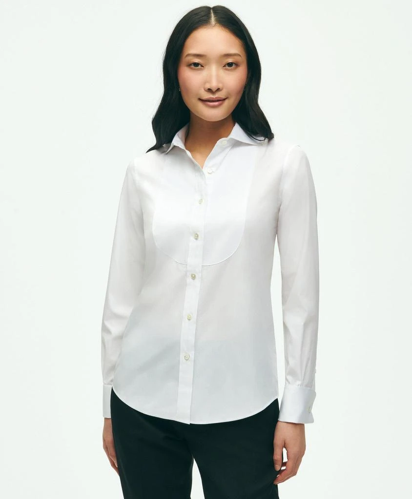 Brooks Brothers Black Fleece Pique Bib Tuxedo Shirt in Sea Island Cotton 3