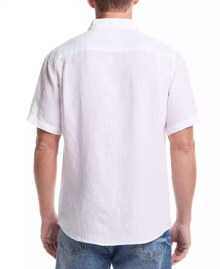 Weatherproof Vintage Men's Regular-Fit Solid Button-Down 100% Linen Shirt 5