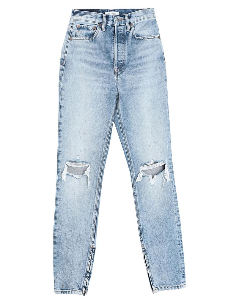 Re/Done Blue 70s Cigarette Jeans - Pants - BeyondStyle