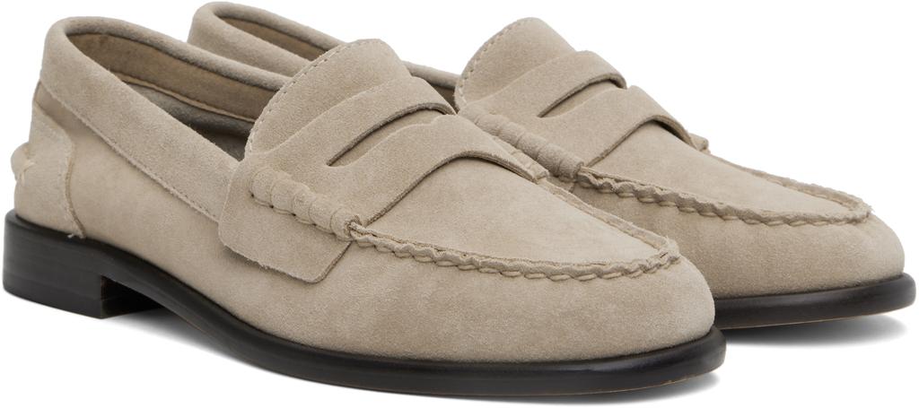 Rag & Bone Beige Carter Suede Loafers IT-39 - Shoes