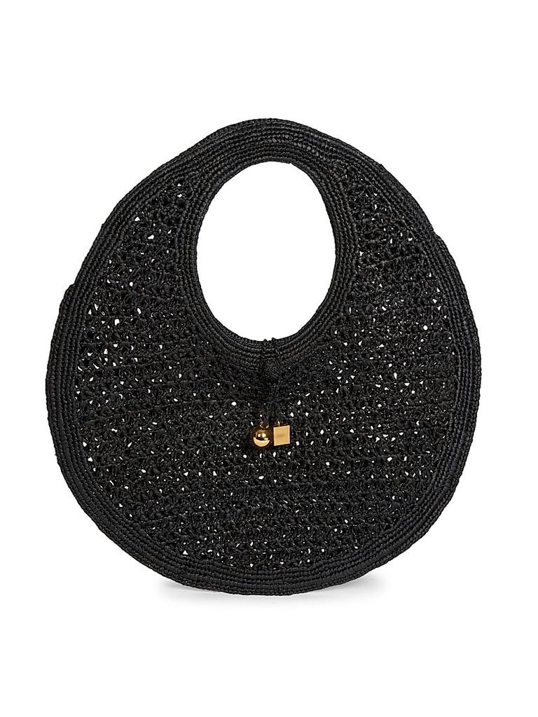 Jacquemus Le Rond Spiaggia Raffia Tote Bag - Tote Bags