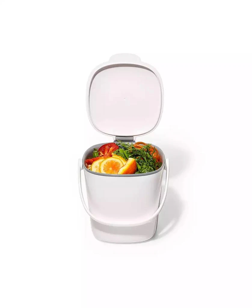 OXO Easy Clean 0.75 Gallon Compost Bin, White 2