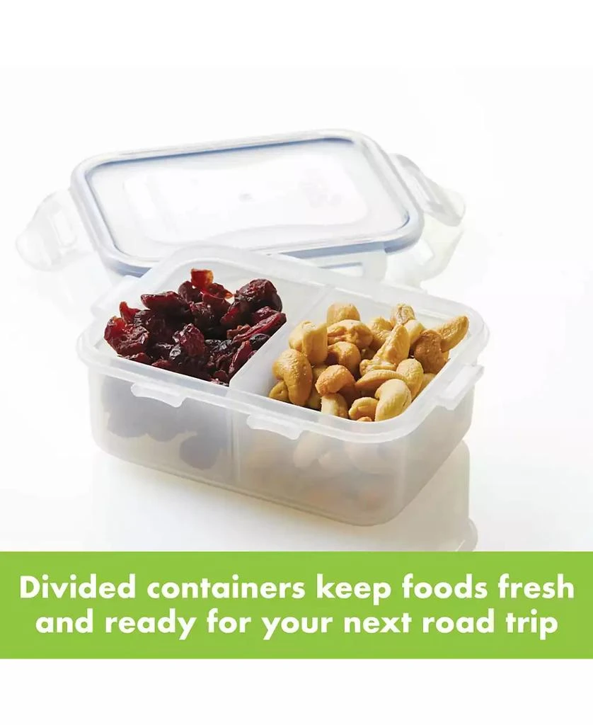 Lock & Lock Easy Essentials 12-Pc. On the Go 12-Oz. Meals Divided Rectangular Food Storage Containers 4