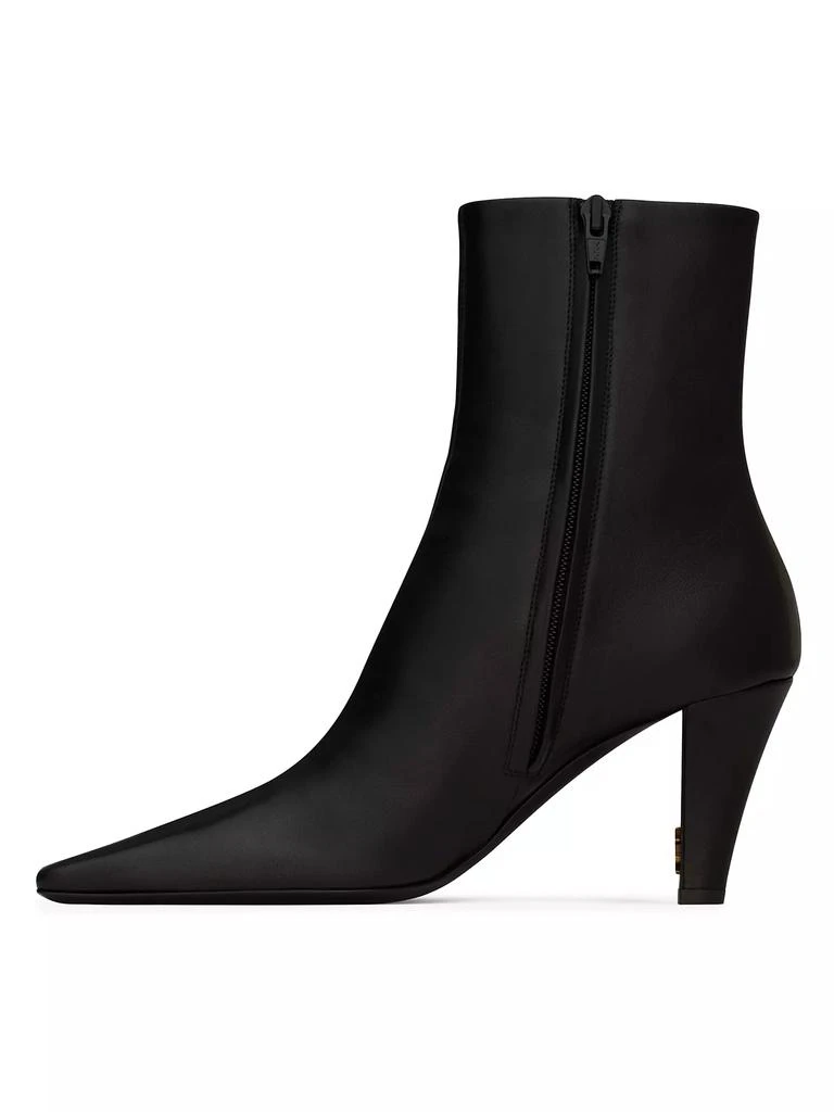 Yves Saint Laurent Jill Booties in Smooth Leather 3