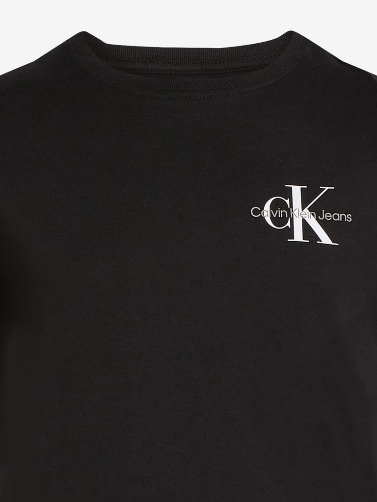 Calvin Klein Kids Chest Monologo T-Shirt in Black 3