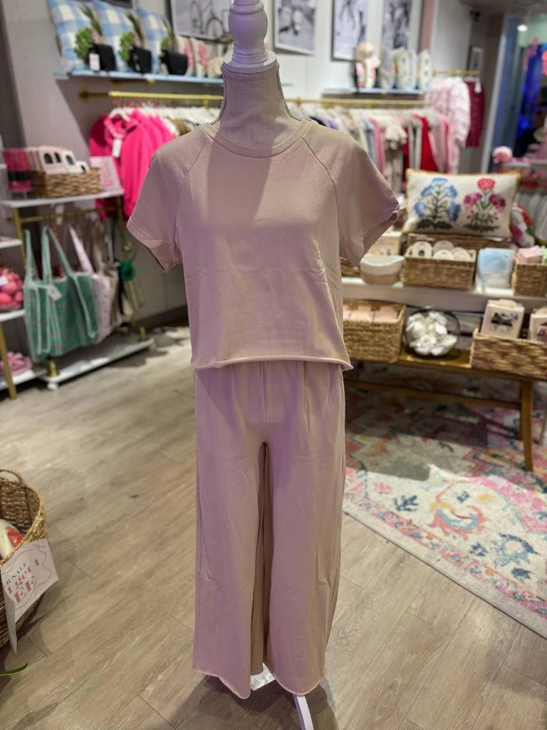 Listicle Listicle - Women
s Short Sleeve Shirt 
Sweatpants Set