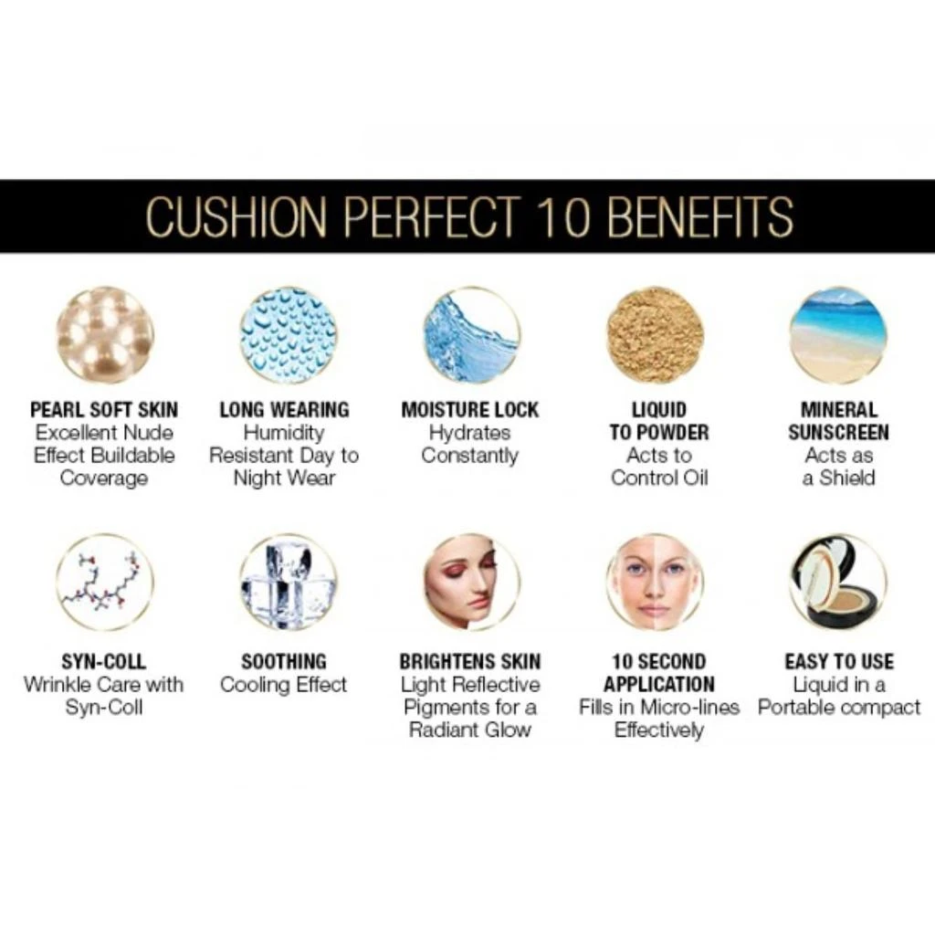 Mirenesse *Limit 3* 10 Collagen Cushion Compact Foundation- Winner Best Foundation - 28. Cocoa 4