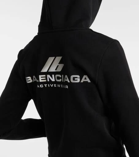 Balenciaga Cotton-blend jersey hoodie 6