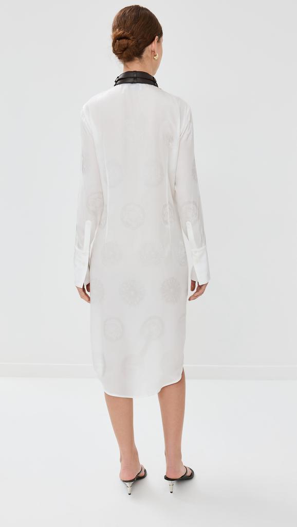 COPERNI Leather Collar Belt Dress